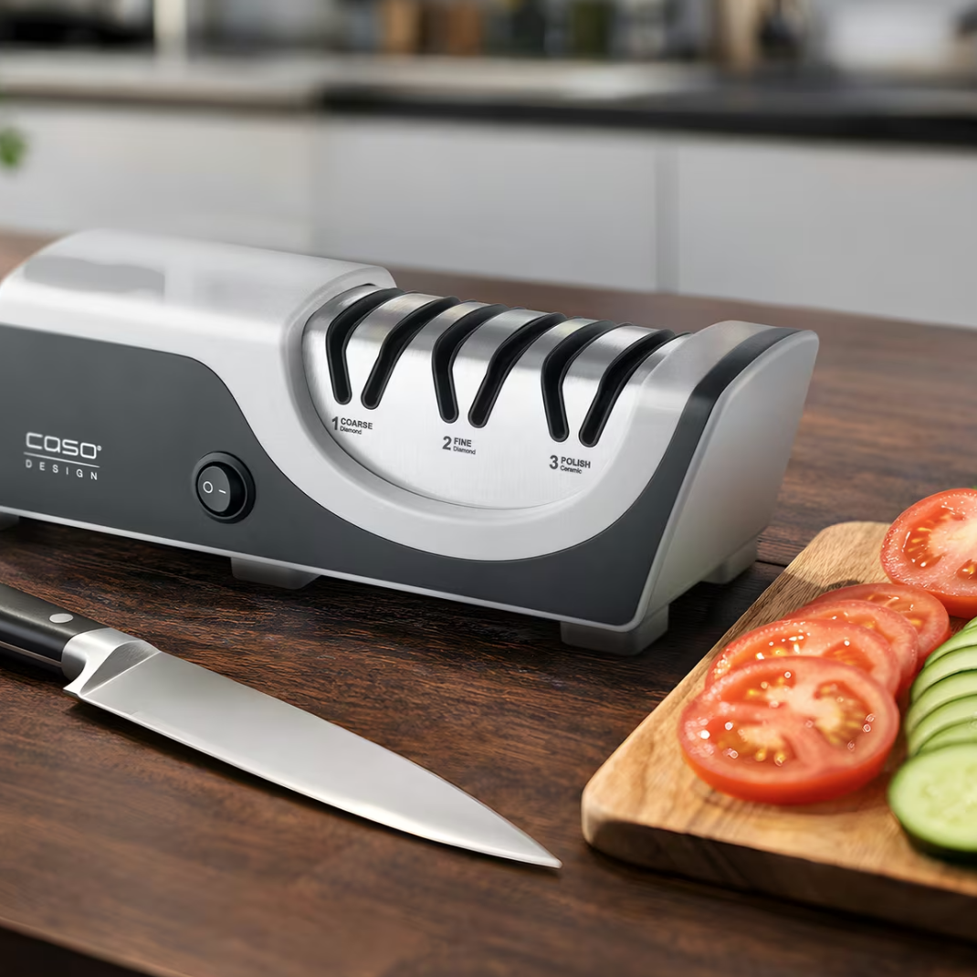 Caso 01710 Electric knife sharpener, 18W, Silver/Black - Image 2