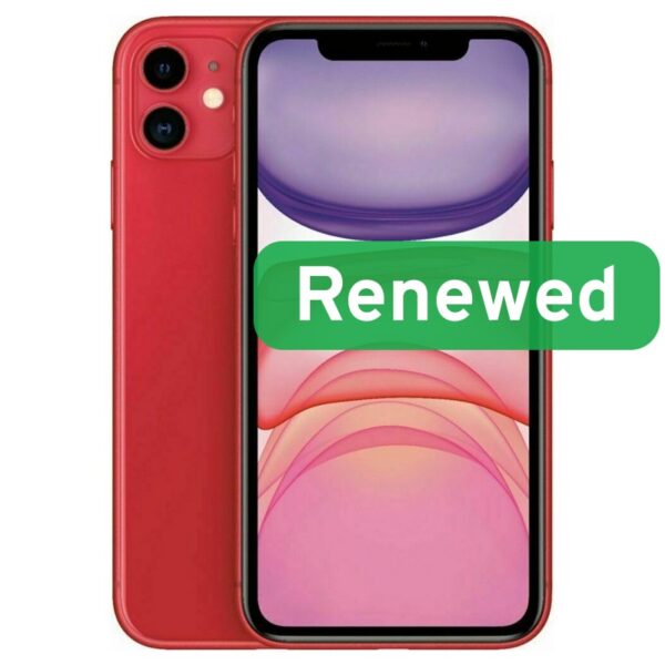 Apple Renewed | Grade C | iPhone 11 | 64 GB | Red | LTE | O
