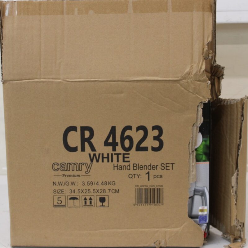 SALE OUT. CAMRY CR 4623w Hand blender set, 1600 W. DAMAGED PACKAGING | SALE OUT. | Camry DAMAGED PACKAGING