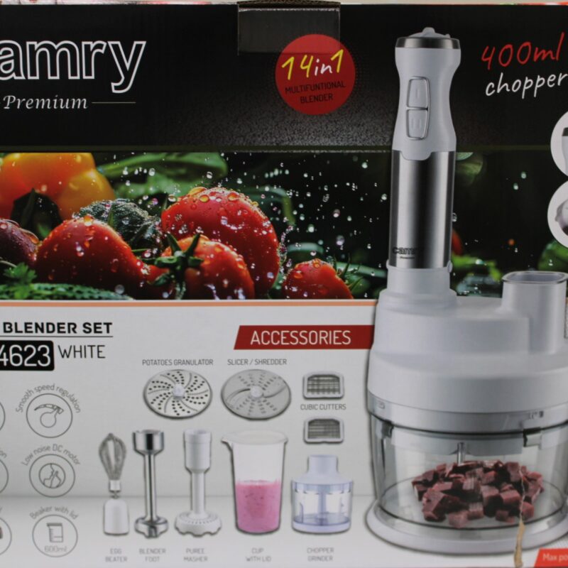 SALE OUT. CAMRY CR 4623w Hand blender set, 1600 W. DAMAGED PACKAGING | SALE OUT. | Camry DAMAGED PACKAGING - Image 3