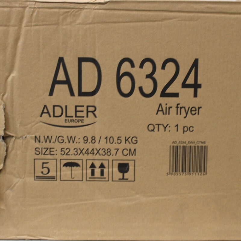 SALE OUT. ADLER AD 6324 Dual Air Fryer Oven, 11 L | Adler DAMAGED PACKAGING | 24 month(s)