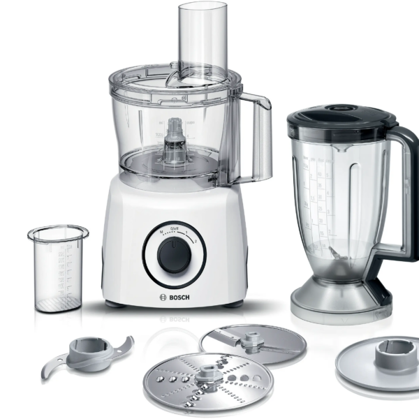 Bosch Food Processor | MCM3230W MultiTalent 3 | 800 W | Number of speeds 2 | Bowl capacity 2.3 L | White