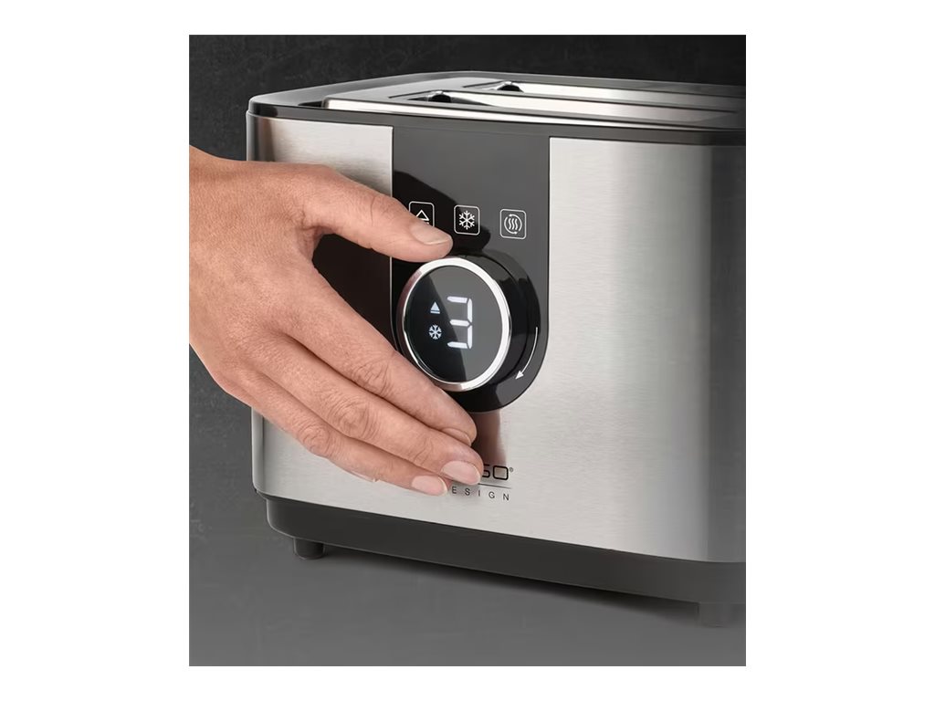 Caso 02769 Selection T2 Toaster for 2 slices + bun warmer, Stainless Steel | Caso - Image 4
