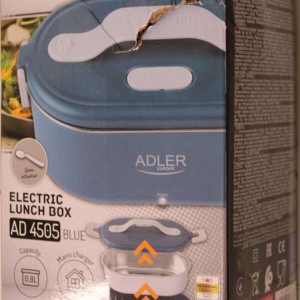 SALE OUT. | Adler Electric Lunch Box | AD 4505 | Material Plastic | Blue | DAMAGED PACKAGING AND PLASTIC, SCRATCHED