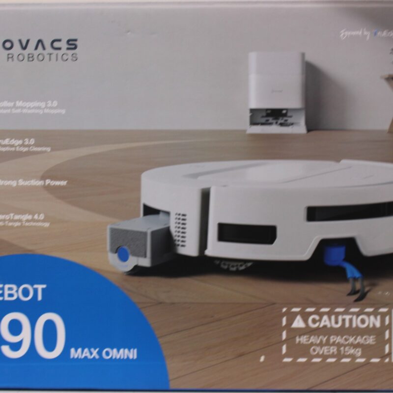 SALE OUT. Ecovacs DEEBOT T90 Max OMNI Vacuum Cleaner,Robot,Wet&Dry,30000Pa,TruEdge 3.0,ZeroTangle 4.0,OZMO Roller 3.0,White+OMNI Auto-Empty | Ecovacs Robot Vacuum Cleaner | DEEBOT T90 Max OMNI | Wet&Dry | Operating time (max) 257 min | 5200 mAh | Dust capacity 2.5 L | 30000 Pa | White | DEMO | 24 month(s)