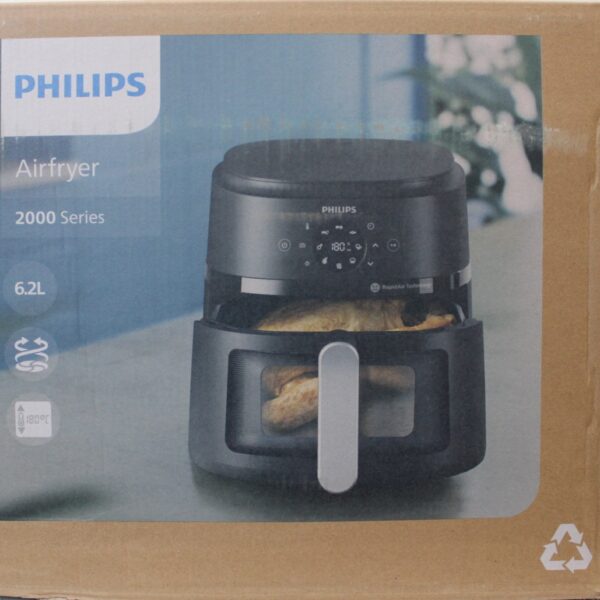 SALE OUT. Philips NA231/00 Airfryer, 1700 W, Pan volume 6.2 L, Black, Silver | Philips Airfryer | NA231/00 | Power 1700 W | Capacity 6.2 L | Black/Silver | DAMAGED PACKAGING, CRACKED BODY | 24 month(s)