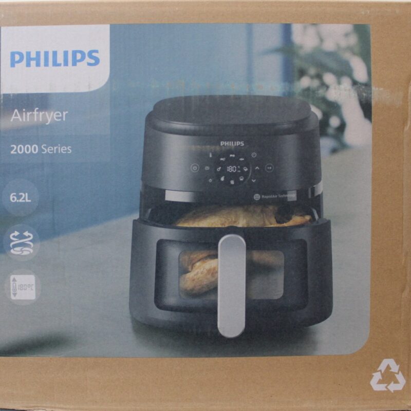 SALE OUT. Philips NA231/00 Airfryer, 1700 W, Pan volume 6.2 L, Black, Silver | Philips Airfryer | NA231/00 | Power 1700 W | Capacity 6.2 L | Black/Silver | DAMAGED PACKAGING, CRACKED BODY | 24 month(s)