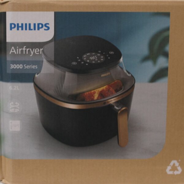 SALE OUT. Philips NA332/00 3000 series Airfryer, 6.2 L, Black | Philips Airfryer | NA332/00 3000 Series | Power 1700 W | Capacity 6.2 L | DAMAGED PACKAGING