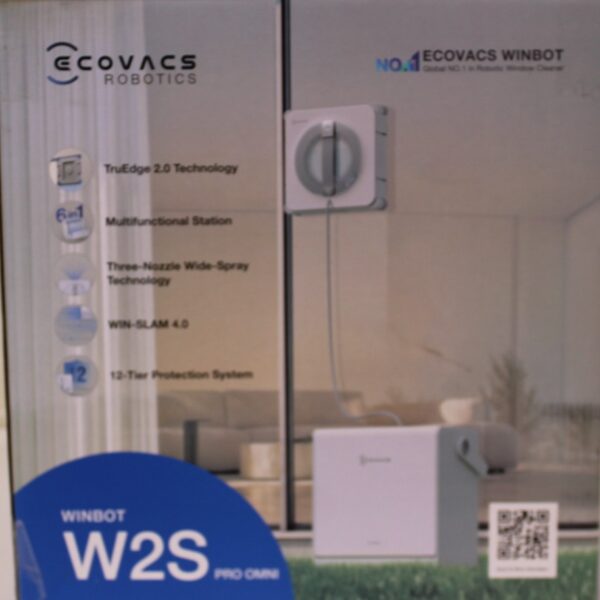 SALE OUT. | Ecovacs WINBOT W2S PRO OMNI Window Cleaning Robot DEMO, WET, DIRTY