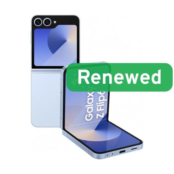Samsung Renewed | Grade B | Galaxy Z Flip 6 | 256 GB | Blue | 5G | O