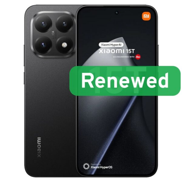 Xiaomi Renewed | Grade A | 15T 5G | 512 GB | Black | 5G | O