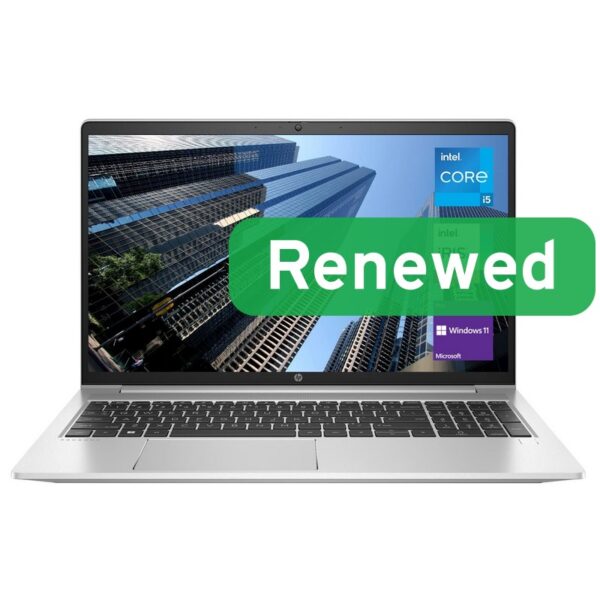 HP Renewed | Grade A | ProBook 450 G8 | 15.6 | Intel Core i5-1135G7 | 16GB | Intel Iris Xe | 256 GB | US Backlit | N | Windows 11 Pro