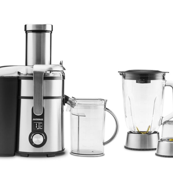 Gastroback Design Multi Juicer Digital Pro | 40153 | Type Multi juicer | Stainless steel/Black | 1500 W | Extra large fruit input | Number of speeds 5