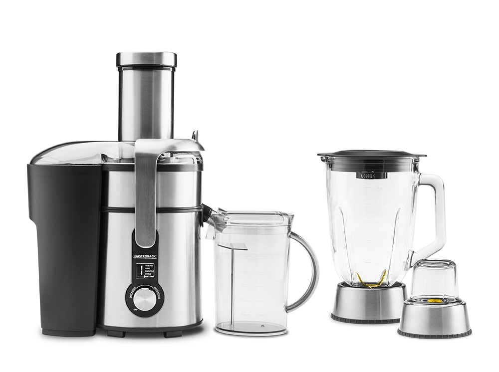 Gastroback Design Multi Juicer Digital Pro | 40153 | Type Multi juicer | Stainless steel/Black | 1500 W | Extra large fruit input | Number of speeds 5