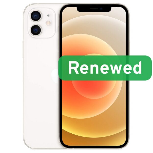 Apple Renewed | Grade A | iPhone 12 | 64 GB | White | 5G | O