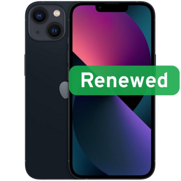Apple Renewed | Grade C | iPhone 13 | 128 GB | Midnight | 5G | O