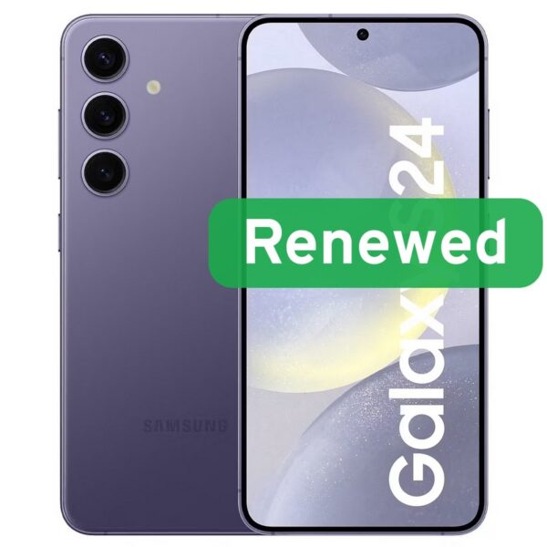 Samsung Renewed | Grade B | Galaxy S24 | 128 GB | Cobalt Violet | 5G | N