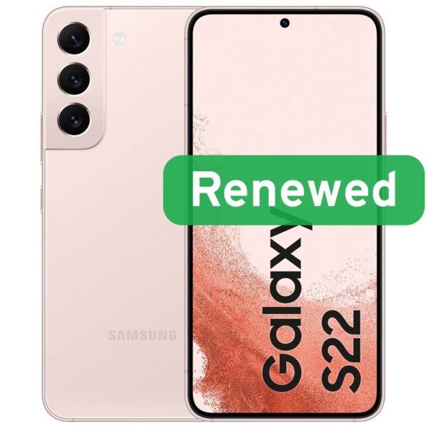 Samsung Renewed | Grade C | Galaxy s22 | 256 GB | Pink Gold | 5G | N