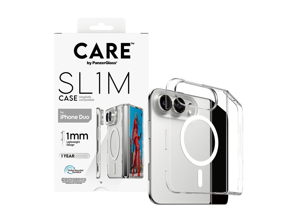PanzerGlass Care | Back cover | iPhone Duo | Apple | Recycled plastic | Transparent - Image 8
