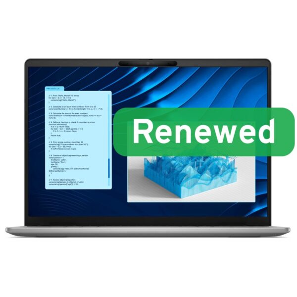 DELL Renewed | Grade A | Latitude 5455 Grey | 14 | Snapdragon X1P42100 | 16GB | Adreno X1-45 | 512 GB | UK Backlit | N | Windows 11 Pro