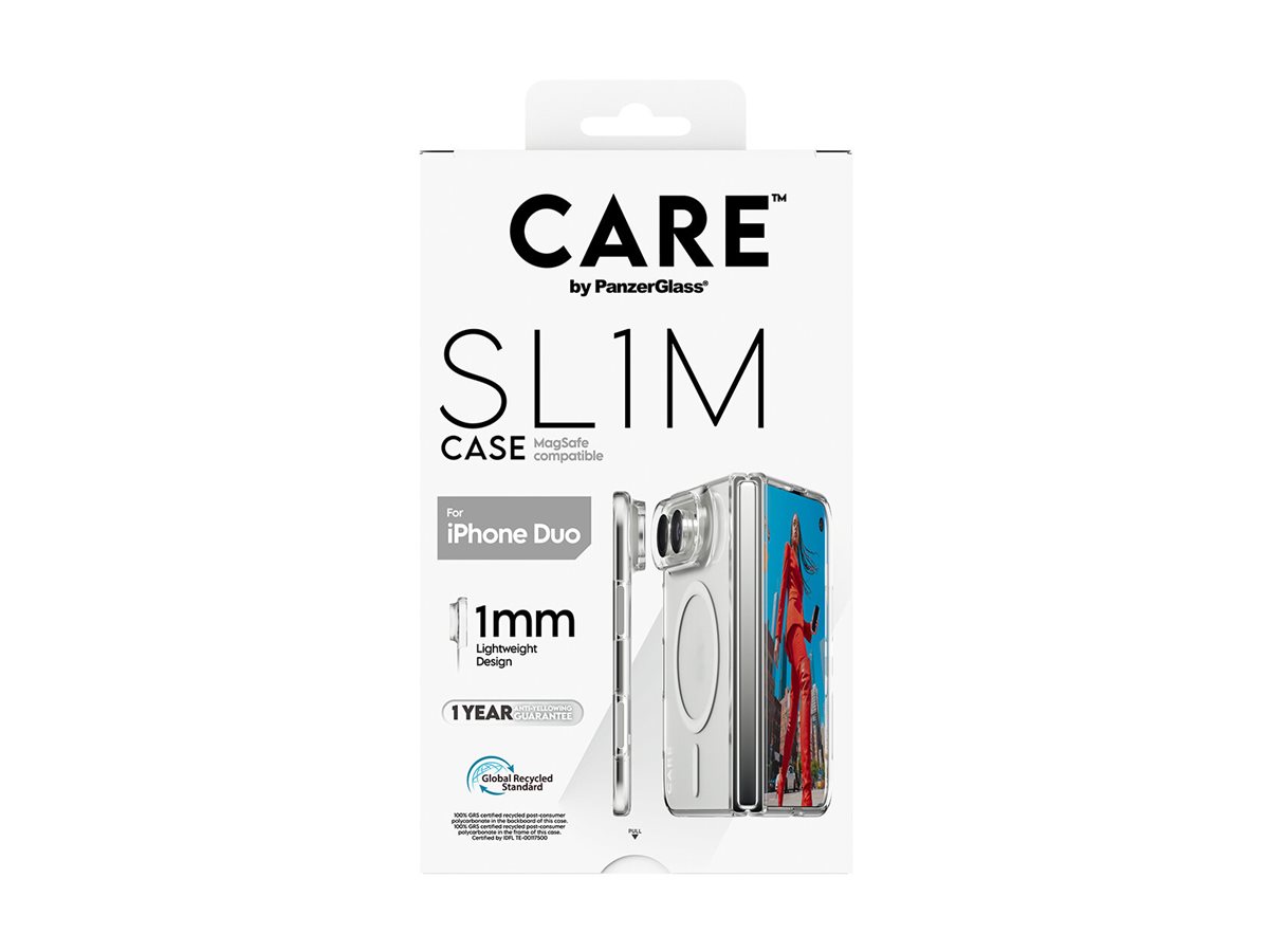 PanzerGlass Care | Back cover | iPhone Duo | Apple | Recycled plastic | Transparent - Image 11