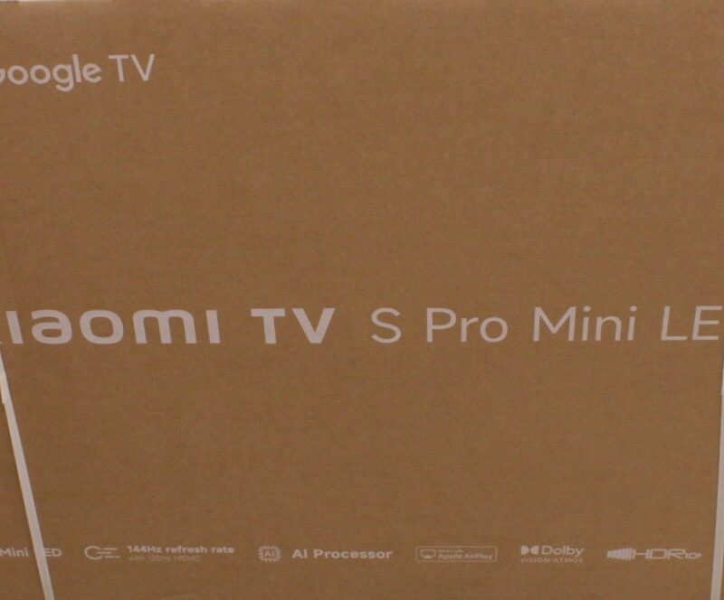 SALE OUT. Xiaomi TV S Pro Mini LED 55 2026 4K UHD (3840 x 2160) | Xiaomi TV | S Pro 2026 | 55 | Smart TV | Google TV | Grey | DAMAGED PACKAGING