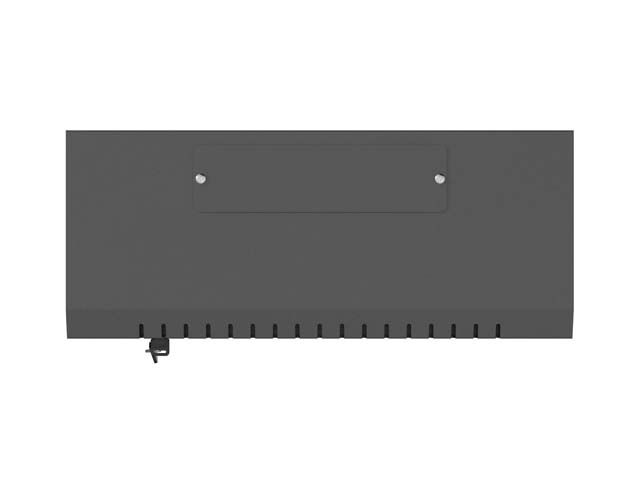 Lanberg TPR 10" Installation Enclosure with Mesh Plate 340X340X140, Black (assembled) - Image 6