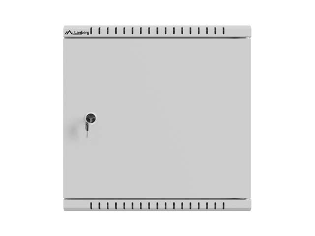 Lanberg TPR 10" Installation Enclosure with Mesh Plate 340X340X140, Grey (assembled) - Image 3