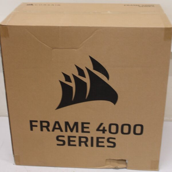 SALE OUT. Corsair Frame 4000D RS ARGB Modular Mid-Tower PC Case | Corsair PC Case | Frame 4000D RS ARGB Modular | Mid-Tower | Black | DAMAGED PACKAGING, DENTED BACKSIDE (NEAR SCREW)