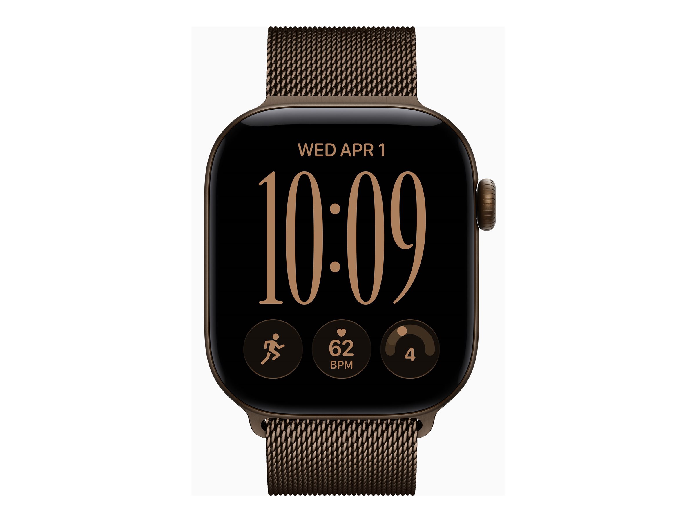 Apple Watch Series 12 GPS + Cellular 42mm Dark Bronze Aluminium Case with Dark Bronze Milanese Loop | Apple - Image 3
