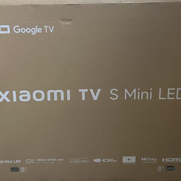 SALE OUT. Xiaomi TV S Mini LED 85 2026 | SALE OUT. | Xiaomi S Mini LED 2026 | 85 | Smart TV | Google TV | 4K UHD | Dark Grey | DAMAGED PACKAGING, DENTED FRAME