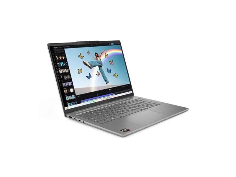 Lenovo IdeaPad Slim 5 14AHP10 | Luna Grey | 14 " | OLED | WUXGA | 1920 x 1200 pixels | Glossy | AMD Ryzen 5 | 8645HS | 16 GB | SO-DIMM DDR5 | Solid-state drive capacity 512 GB | AMD Radeon 760M Graphics | Windows 11 Home | 802.11ax | Bluetooth version 5.2 | Keyboard language English | Keyboard backlit | Warranty 24 month(s) | Battery warranty 12 month(s) - Image 28