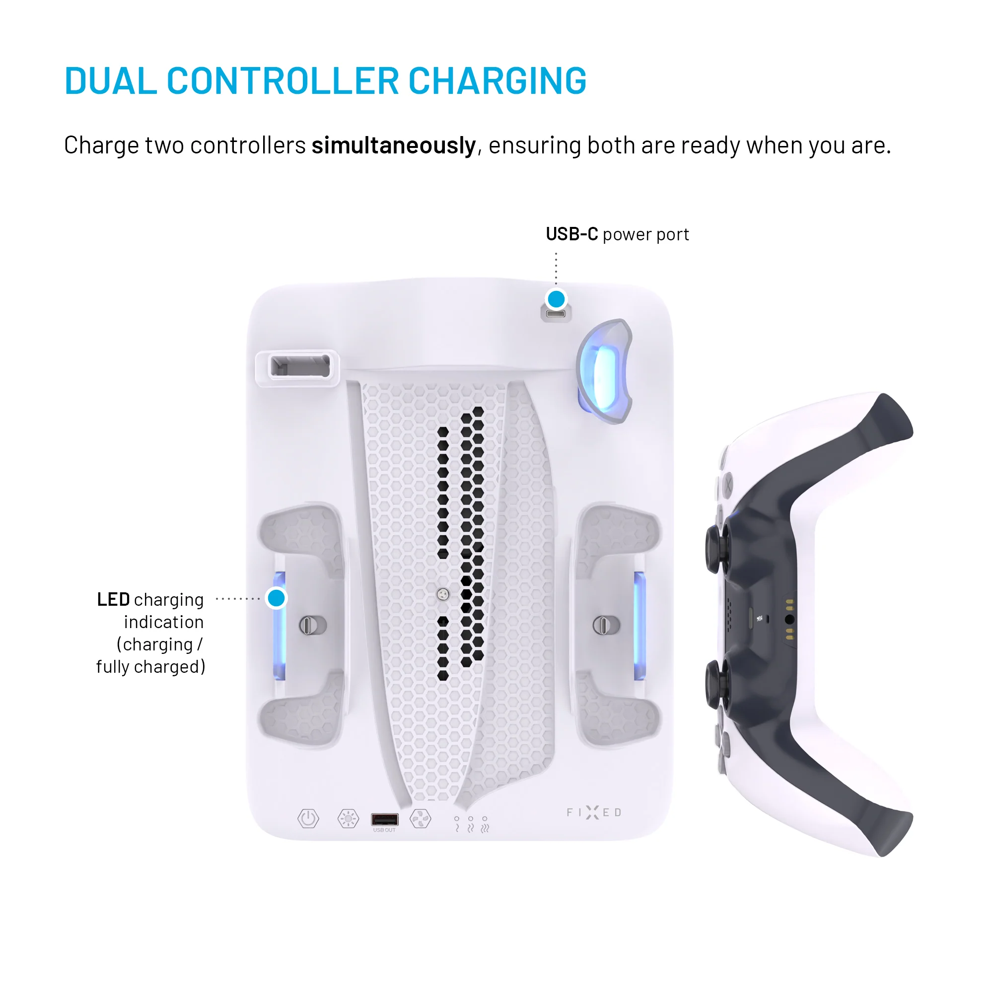Fixed Docking Station for PlayStation 5 (Pro/Slim) - Image 4