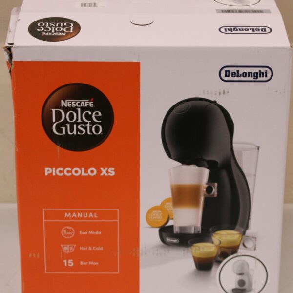 SALE OUT. DeLonghi EDG110.WB Dolce Gusto Piccolo XS Coffee maker, White | SALE OUT. Delonghi Coffee Maker | EDG110.WB Dolce Gusto Piccolo XS | Pump pressure 15 bar | Capsule | 1400 W | White | DAMAGED PACKAGING