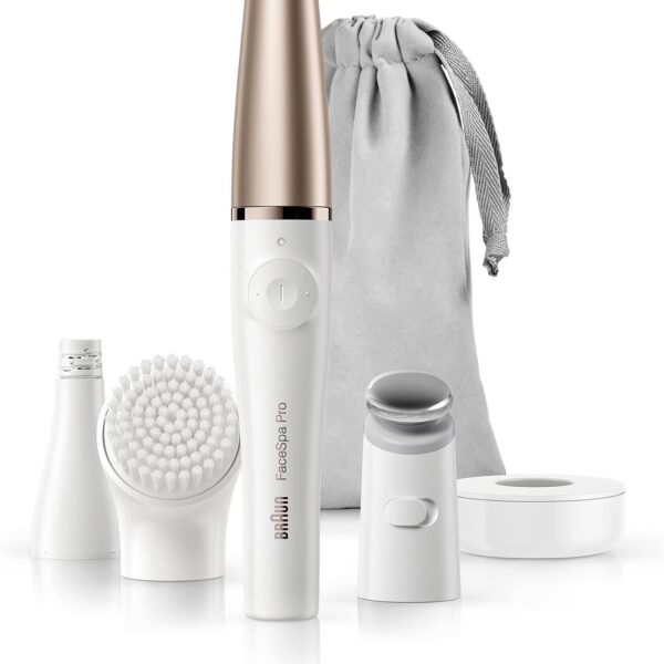 Braun | 3-in-1 Facial Epilation | FaceSpa Pro SE911 | Operating time (max) 90 min | Number of power levels 1 | Wet & Dry | White/Bronze