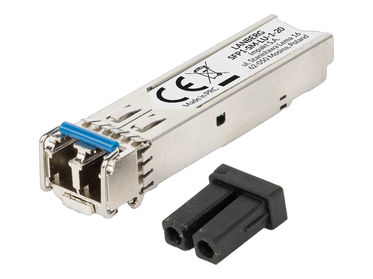 Lanberg SFP Module up to 20KM 1GB/S 1310NM LC/UPC Single Mode Gigabit | Lanberg