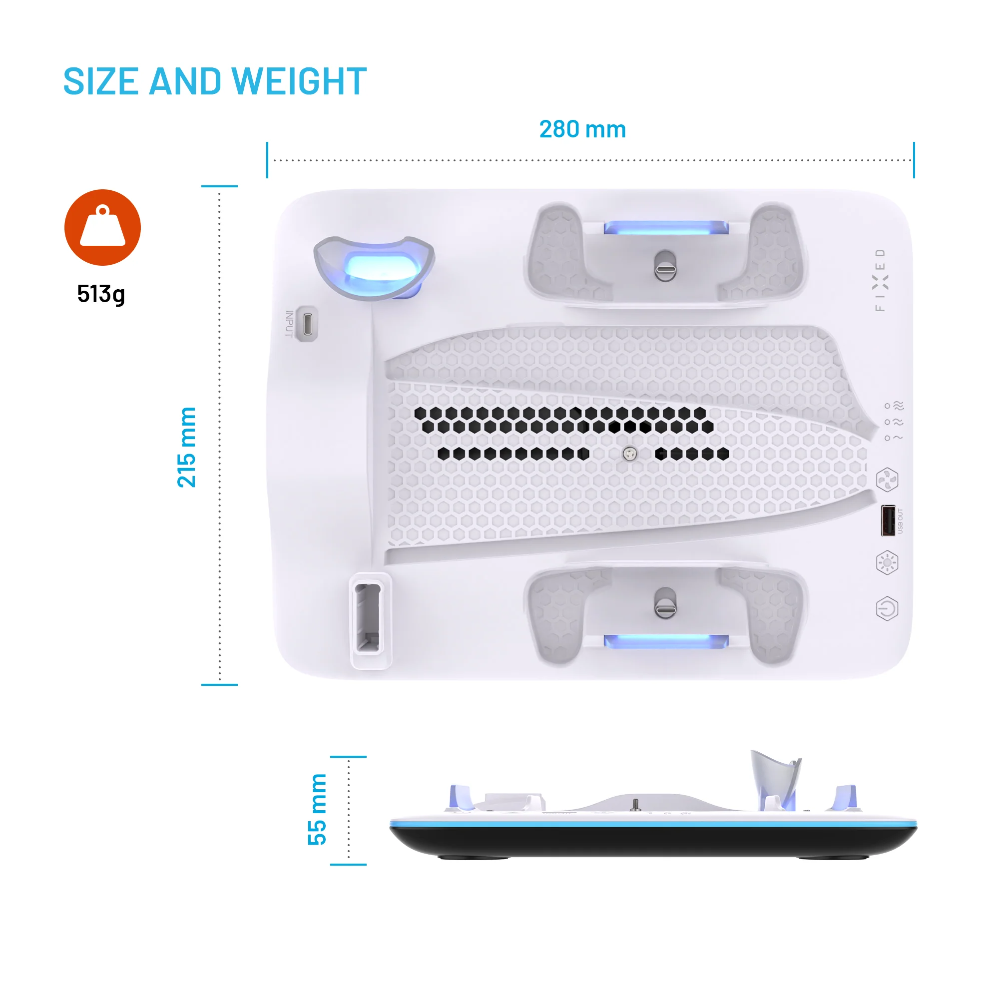 Fixed Docking Station for PlayStation 5 (Pro/Slim) - Image 8