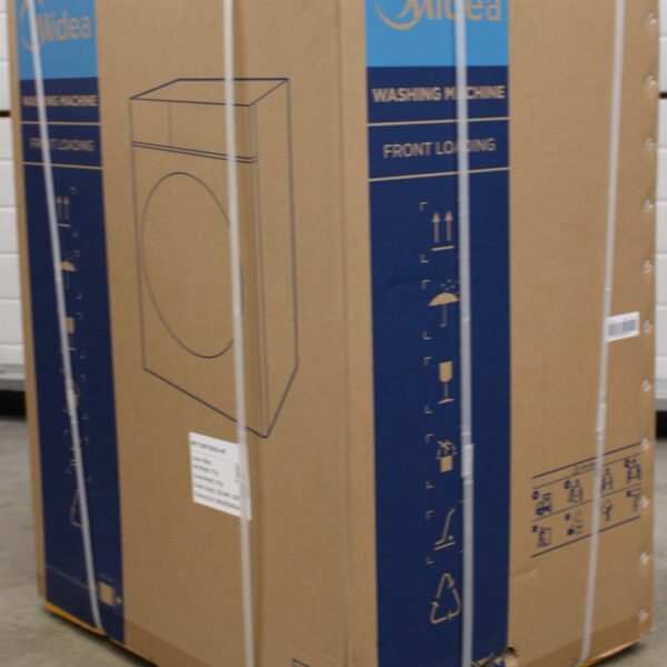 SALE OUT. Midea MF110W70B/W-HR Washing Machine | SALE OUT. | Washing Machine | MF110W70B/W-HR | Energy efficiency class A | Front loading | Washing capacity 7 kg | 1200 RPM | Depth 40 cm | Width 60 cm | Display | LED | Steam function | White | DAMAGED PACKAGING, DENTED SIDE