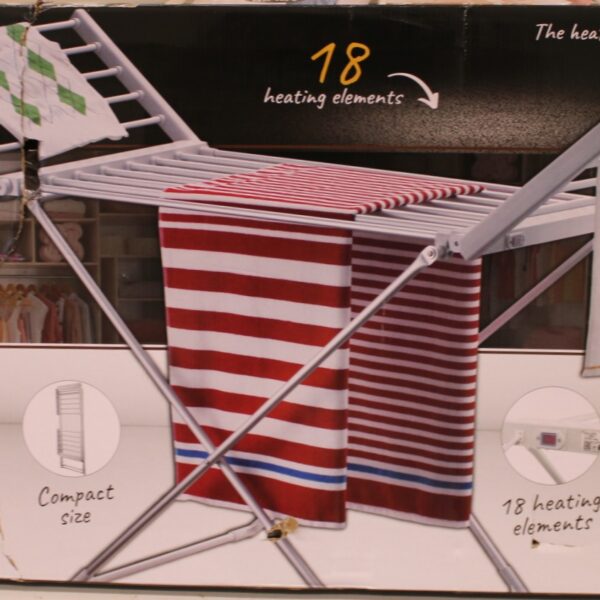 SALE OUT. | Adler Foldable electric clothes drying rack | AD 7821 | 220 W | Silver/White | DAMAGED PACKAGING