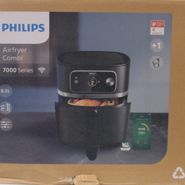 SALE OUT. Philips HD9880/90 7000 XXL Connected Airfryer Combi, Black | Philips Airfryer Combi | HD9880/90 7000 XXL Connected | Power 2200 W | Capacity 8.3 L | Black | DAMAGED PACKAGING | 24 month(s)