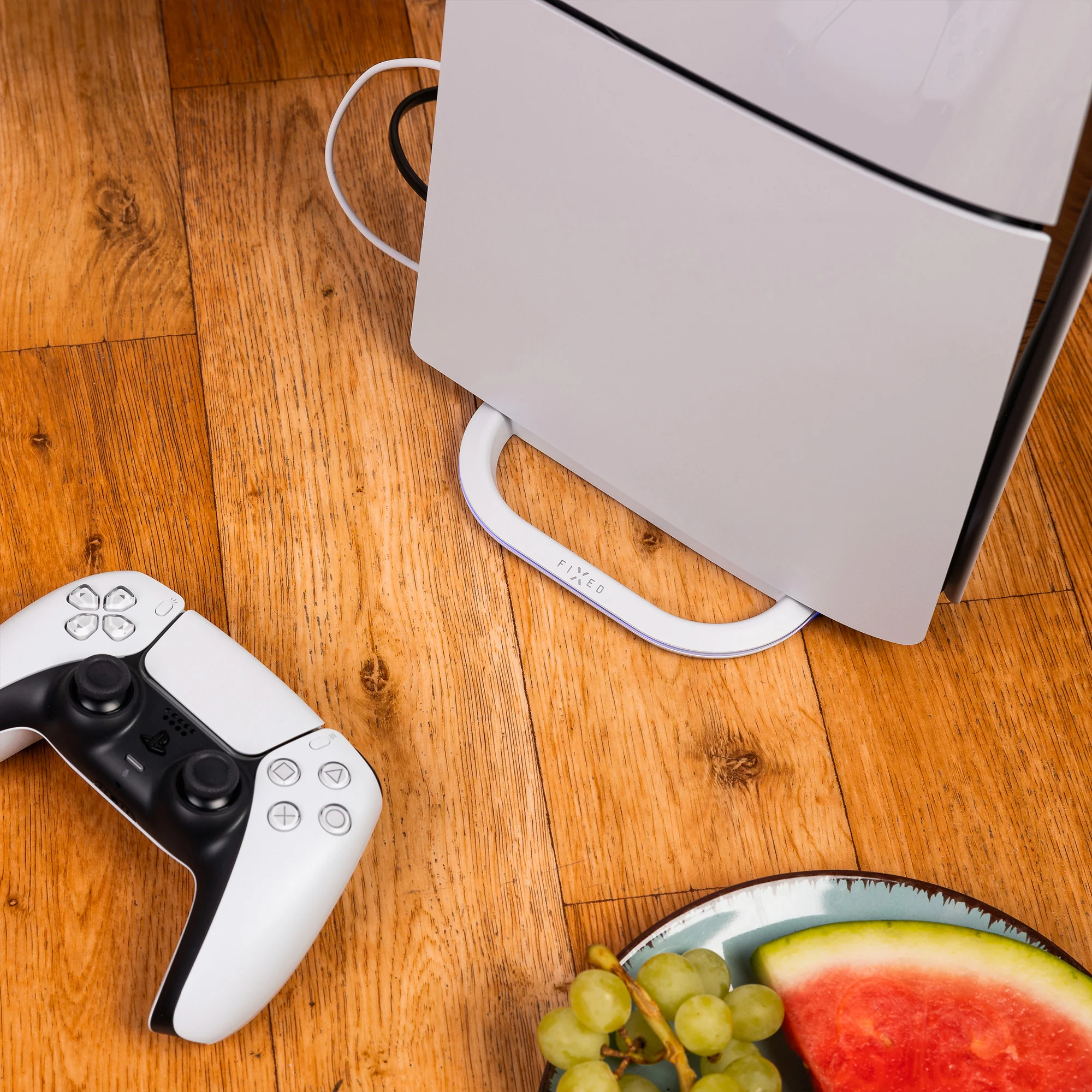 FIXED LED Stand for PlayStation 5, 5 (Slim) and 5 Pro, white | Fixed - Image 7