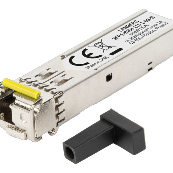 Lanberg SFP Module BIDI up to 3KM 1GB/S 1550NM/1310NM Gigabit LC/UPC B | Lanberg