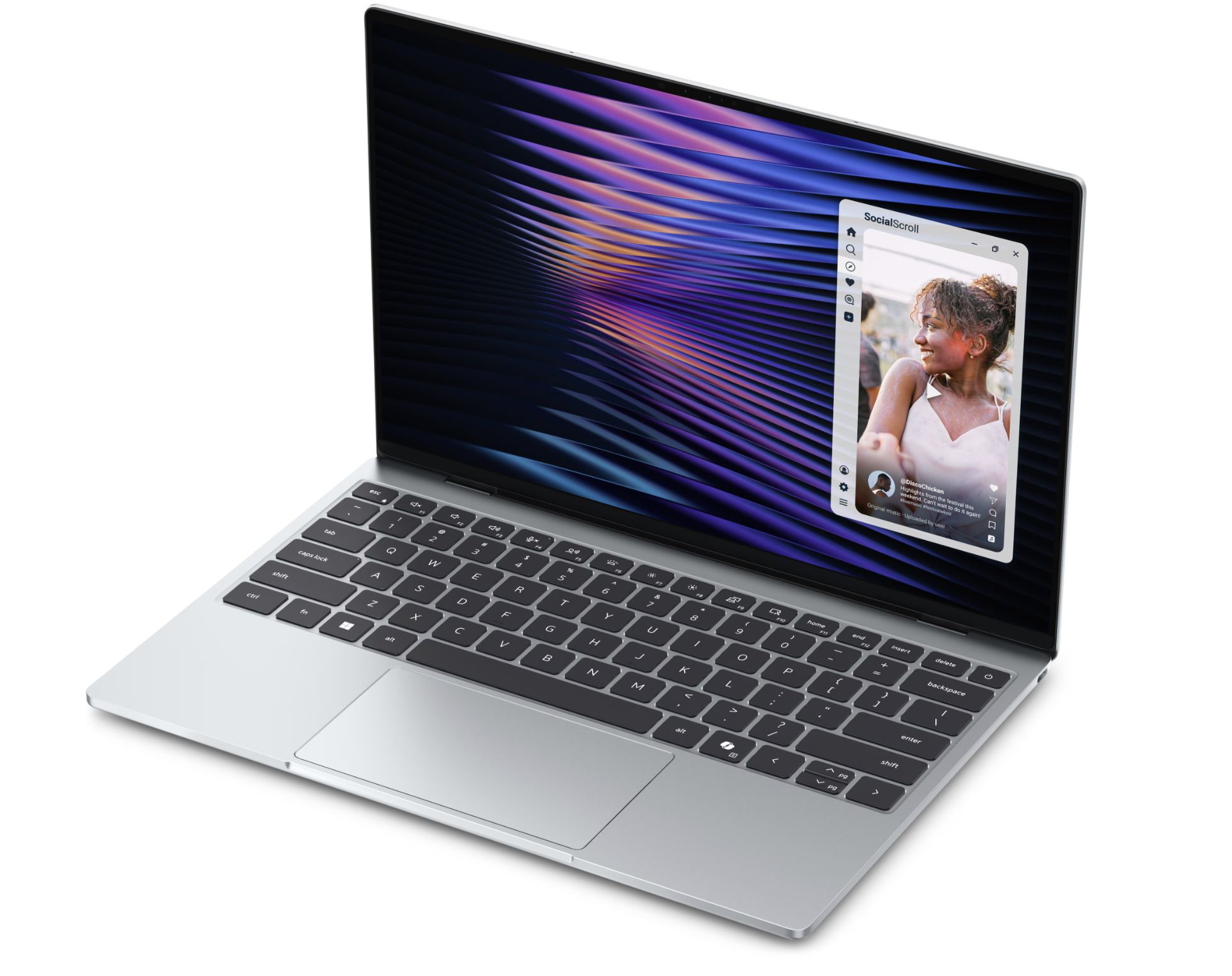 Dell XPS 13 DX13260 | Sky | 13.4 " | Touchscreen | 2.5K | Intel Core Ultra 7 | 355 | 32 GB | LPDDR5x | Solid-state drive capacity 1000 GB | Intel Graphics | Windows 11 Pro | Bluetooth version 6.0 | Keyboard language English | Keyboard backlit | Warranty 36 month(s) | Battery warranty 12 month(s) - Image 3