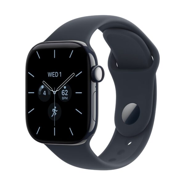 Apple Watch Series 12 GPS + Cellular 42mm Night Blue Ceramic Case with Navy Blue Sport Band - S/M | Apple