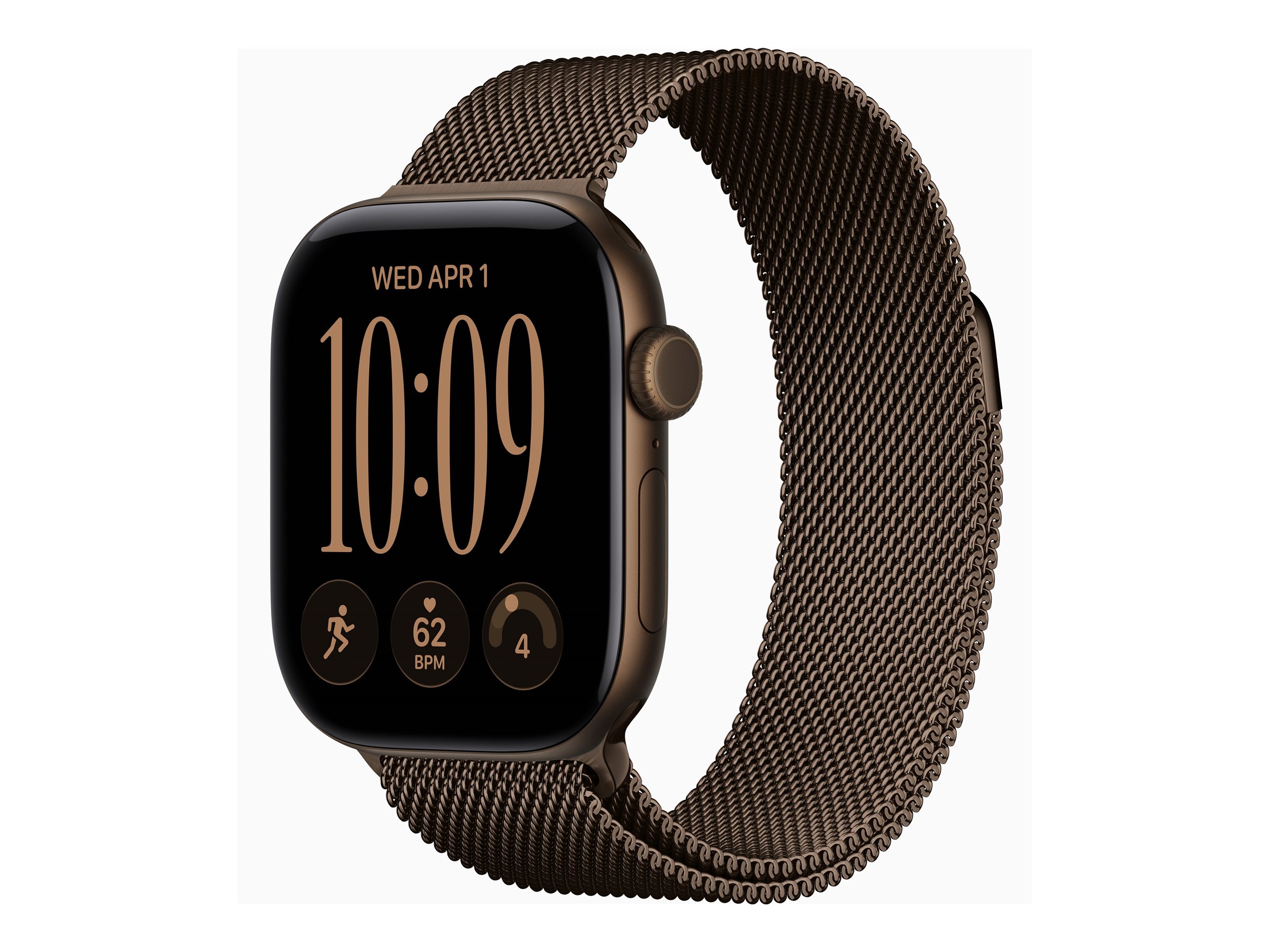 Apple Watch Series 12 GPS + Cellular 42mm Dark Bronze Aluminium Case with Dark Bronze Milanese Loop | Apple - Image 2
