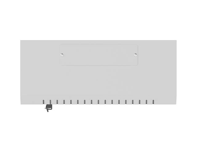 Lanberg TPR 10" Installation Enclosure with Mesh Plate 340X340X140, Grey (assembled) - Image 7