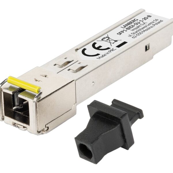 Lanberg SFP Module BIDI up to 20KM 1GB/S 1550NM/1310NM Gigabit SC/UPC | Lanberg