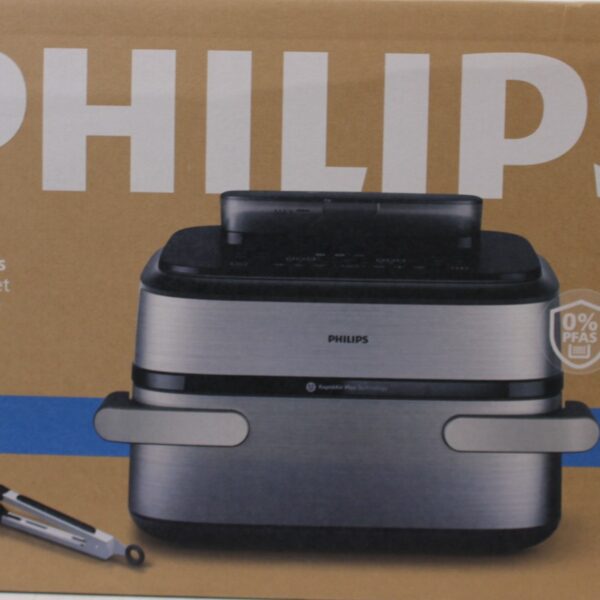 SALE OUT. Philips NA565/02 Airfryer with steam function, flexible Megabasket, 10 L, Silver/Black | Philips DAMAGED PACKAGING | 24 month(s)